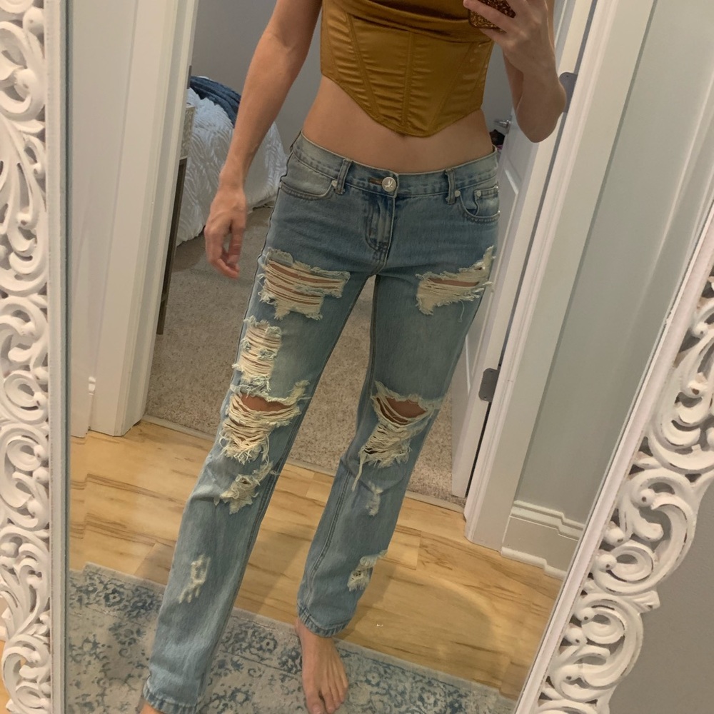 One Teaspoon Low Rise Jeans - Picture 5 of 6
